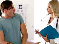 デカ尻, デカチン, デカパイ, ブロンド, フェラチオ, バック, 看護婦, オッパイの