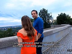 茶髪の, 着衣女と全裸男, チェコ, 爸, バック, Hd, お金, ティーン