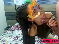 Grosse bite, Tir de sperme, Fait maison, Adolescente, Plan cul à trois