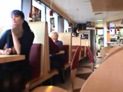 Enthousiasteling, Bruinharig, Europees, Openbaar, Softcore pornografie
