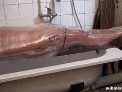 Bondage discipline sadomasochisme, Grote mammen, Blond, Gebondenheid, Vrouw