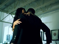 デカチン, デカパイ, フェラチオ, 茶髪の, バック, Hd, 人妻の, なめる