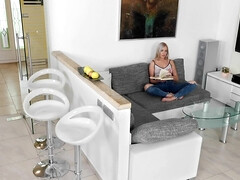 Rubia, Hd, Masturbación, Solo