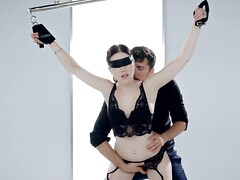 Amazing BDSM XXX scene with kinky brunette Mia Evans