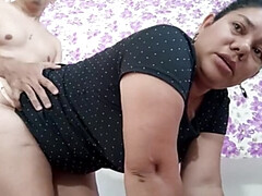 茶髪の, エロティック, はじめて, 自家製, インド人, 熟年, 母, 自然山雀