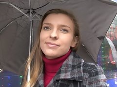 Amateur, Sucer une bite, Tchèque, Européenne, Argent, De plein air, Pov