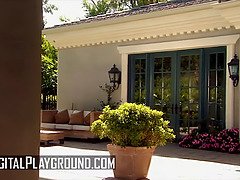 Blasen, Braunhaarige, Spermaladung, Kehlenfick, Gruppensex, Rau, Titten, Nass