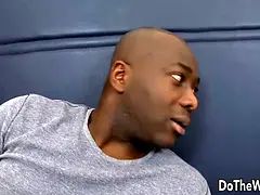 Cuckold Licks BBC Creampie off His Wife Alex Black's Plowed Asshole