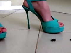 Cul, Beauté, Plantureuse, Gorge profonde, Fétiche, Talons, Mamelons, Solo