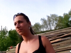 Enthousiasteling, Pijpbeurt, Bruinharig, Tsjechisch, Europees, Hardcore, Gezichtspunt, Realiteit