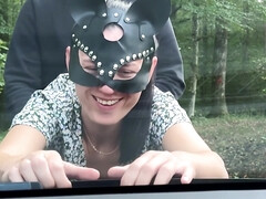 Enthousiasteling, Bruinharig, Hd, Moeder die ik wil neuken, Natuurlijk, Tepels, Buiten, Realiteit