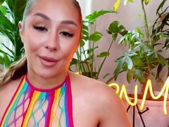 美女, デカチン, デカパイ, ブロンド, フェラチオ, 下着