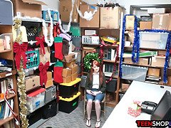 Leie, Geschnappt, Hardcore, Polizei, Bestrafung, Rotschopf, Jungendliche (18+), Uniform