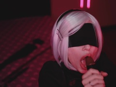 素人, デカチン, フェラチオ, ディルド, Hd, 一人, ティーン, おもちゃ