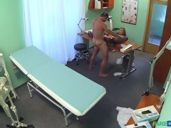 Mamada, Engañando, Médico, Pajear, Enfermera, Oficina, Anilingus, Uniforme