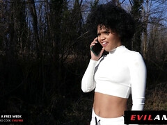 アナル, ダブル開発, 黒人, 目瞪口呆, 異人種間, 3p男男女, ラフ, 三人