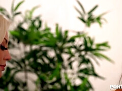 Hot Lesbian Nurses Blondie Fesser and Briana Moon in Steamy Fingering Action