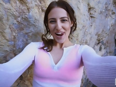 Cul, Sucer une bite, Brunette brune, En levrette, Pov, Rasée, Adolescente, Nénés