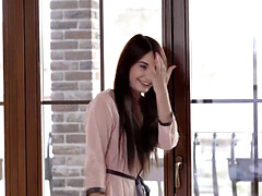 18 ans, Chambre à dormir, Sucer une bite, Brunette brune, Branlette thaïlandaise, Chatte, Russe, Maigrichonne