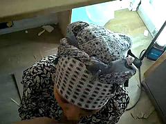 Arab Shemale Mikberg Sucks Big Cock Masterfully