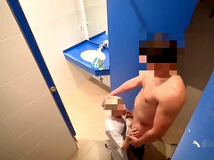 Sucer une bite, Queue, Exhib, Gym, Masturbation, Public, Réalité, Toilettes