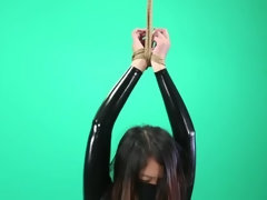 アジア人, 美女, 緊縛, フェティッシュ, ハードコア, Hd, ゴム, ティーン
