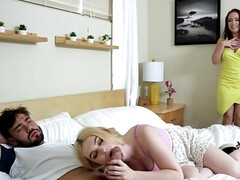 Amerikaans, Grote kont, Grote mammen, Bruinharig, Schattig, Hondjeshouding, Tiener, Tieten likken