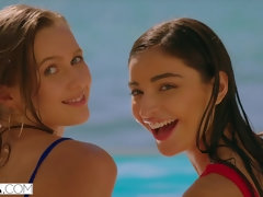 茶髪の, 大学生, カップル, ハードコア, ポルノスター, オマンコ, 生徒, オッパイの