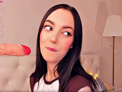 Nana, Grosse bite, Sucer une bite, Masturbation, Suçant, Adolescente, Nénés, Jouets