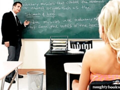 Cul, Blonde, Sucer une bite, En levrette, Élève, Maigrichonne, Adolescente, Nénés