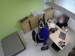 フェラチオ, ヨーロピアン, 巨大, 淫乱熟女, 怪物, オフィス, オマンコ, フェラする