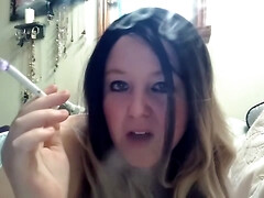 Topless Smoking Short Joi