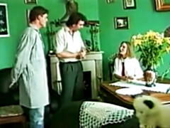 アナル, フランス人, 三人, ヴィンテージ