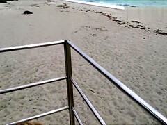 Strand, Blond, Pijpbeurt, Diep in de keel, Sperma in gezicht, Hd, Kut duiken, Tiener