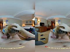 Tridimensionnel, Asiatique, Sucer une bite, Hard, Pov, Réalité, Nénés