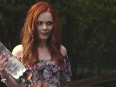 Anal, Cul, Voiture, Grosse, Seins naturels, Rousse roux, Adolescente