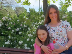 チン, ヨーロピアン, 毛深い, ラティーナ, 自然山雀, 公共, ショートヘア, 締まりの良い