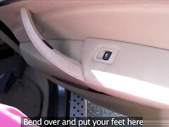 Amateur, Brunette brune, Plantureuse, Voiture, Classique, Hd, Naturelle, Nénés