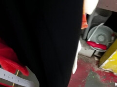 美女, デカチン, フェラチオ, チン, ハードコア, 異人種間, ハメ撮り, オッパイの