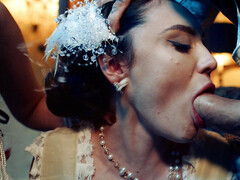 Brits, Stel, Sperma shot, Lul, 1 man 2 vrouwen, Doordringend, Sokken, Billekoek