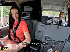 Girl faux taxi she catches a dude masturbating on the backseat of her taxi