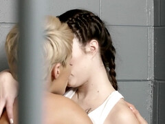 黒人, レズビアン, なめる, 熟年, オマンコ