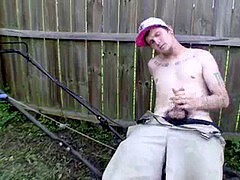 Homosexuelle, Masturbation, De plein air, Solo, Tatouage