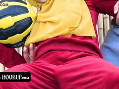 Cfnm, Betrug, Bekleidet, Kondom, Frau, Hd, Muschi, Titten