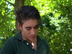 Pijpbeurt, Oudere vrouw, Harig, Rijpe lesbienne, Moeder, Buiten, Openbaar, Stiefmoeder