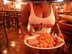 Culo grande, Tetas grandes, Negro, Ébano, Nudista, Público, Puta, Puta