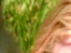 Watch Erika Kole get her blonde pussy pounded in the garden by Frank Tower