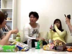 Asiático, Mamada, Bukkake, Grupo, Pajear, Japonés, Masturbación