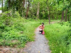 お尻, 気狂い, アウトドア, 公共, オマンコ, ヤリマン, オッパイの, 濡れ