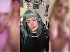 Anal, Grosse bite, Sucer une bite, Brunette brune, Fille latino, Massage, Public, Nénés